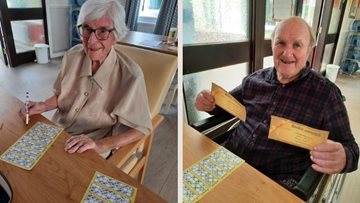Bingo afternoon delights at Essex care home